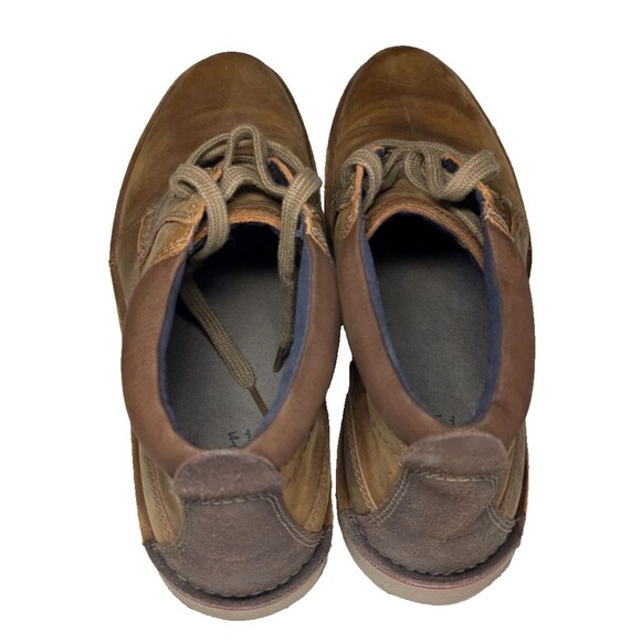 Clarks Men’s Vargo Mid Ultimate Comfort Collection Boots Brown Leather Size 13 M - Picture 2 of 4